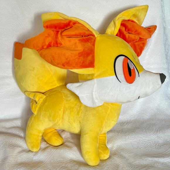 Fennekin Pokemon Plush Life Size 22" Large XY Poke Plushie Fox Stuffed Animal - Picture 4 of 7